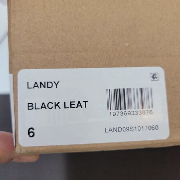 NEW Steve Madden Landy Black Leather Over-The-Knee Boots Size 6M - Picture 12 of 13